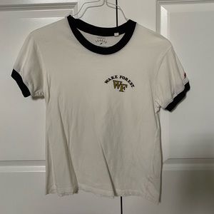 League White Wake Forest Baseball Tee